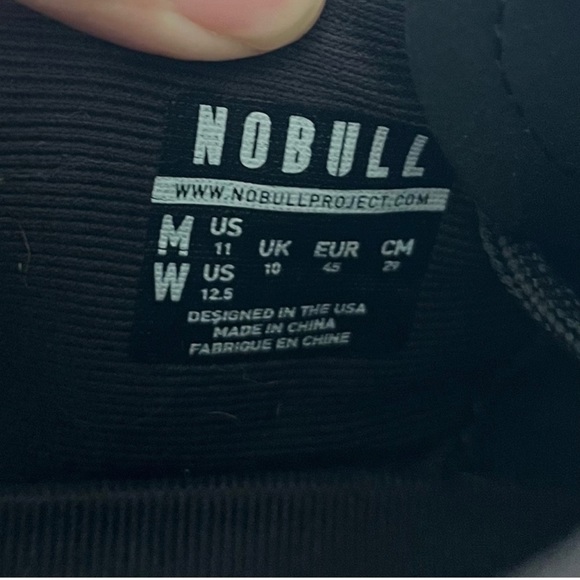 NOBULL Men's Pride Trainer Sneaker Black Gold Splatter 11 LIKE New used 5 times - Picture 7 of 7